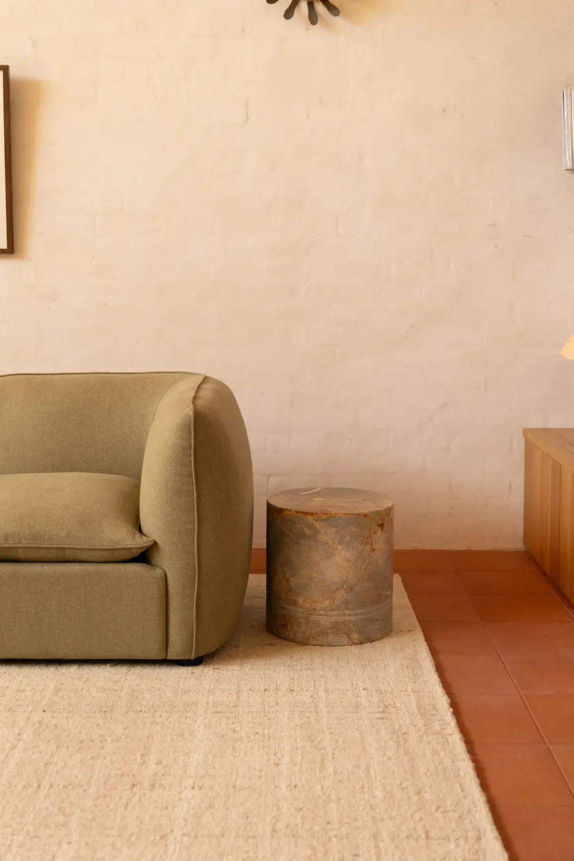 Muro Large Corner Sofa - Fossil Eucalyptus
