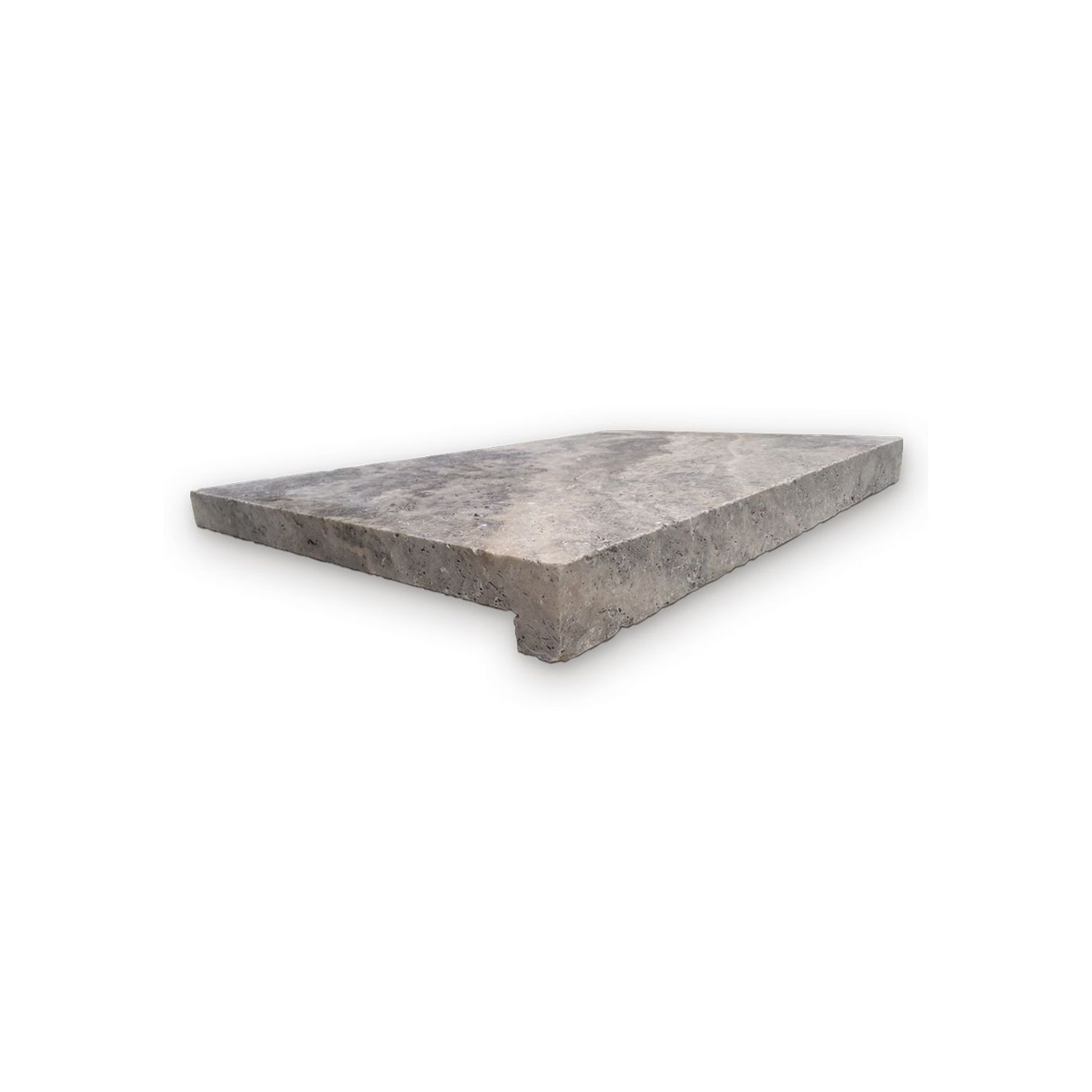 Silver Travertine Coping