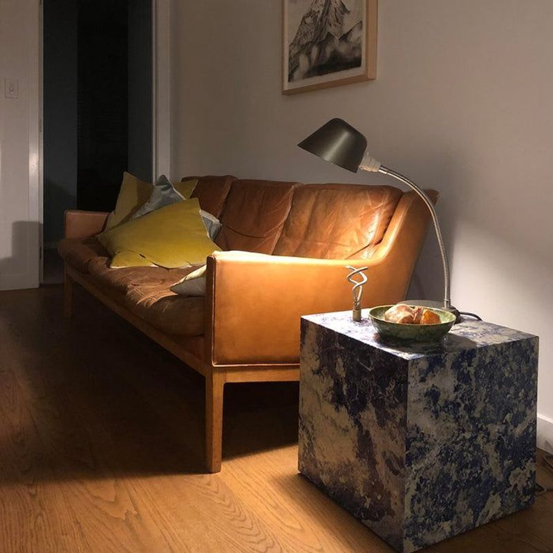 Cube Side Table - Royal Blue Marble | Natural Stone Co.