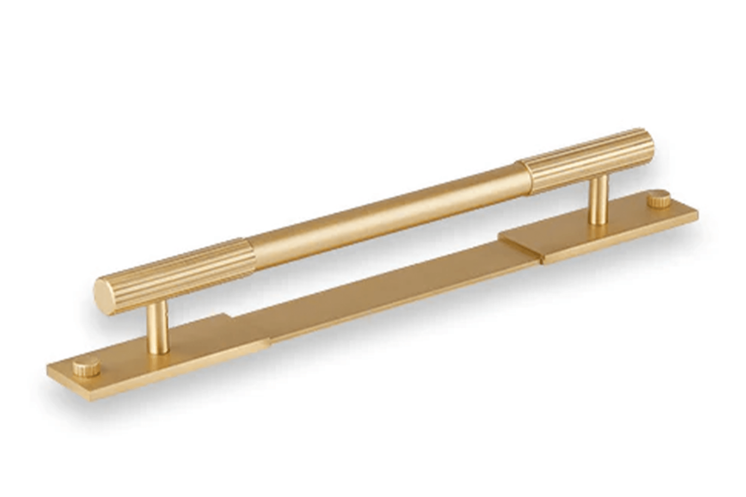 Armac Martin - Mix2 Straight Knurled Pull w Back Plate
