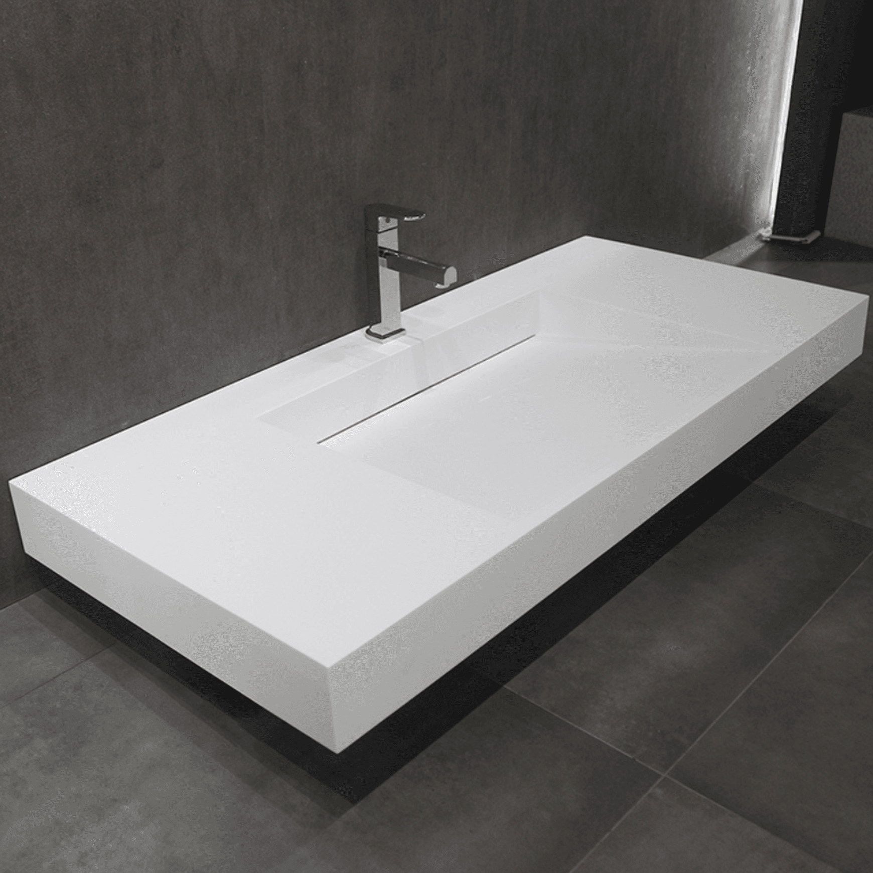Ramp Basin 1219mm Wall Hung B6048