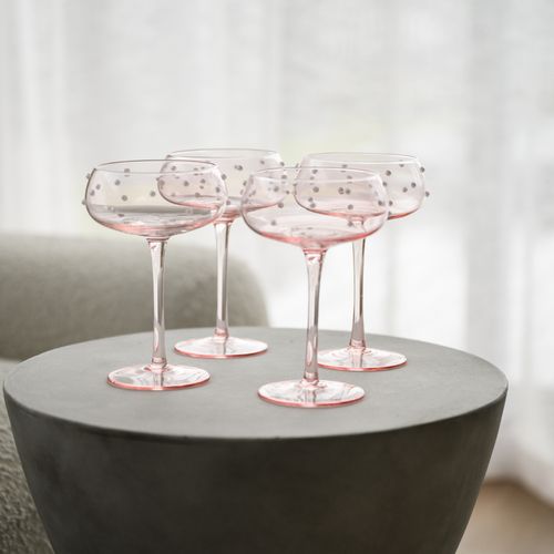 The Perfect Pearl Coupe - Set of 4 Blush