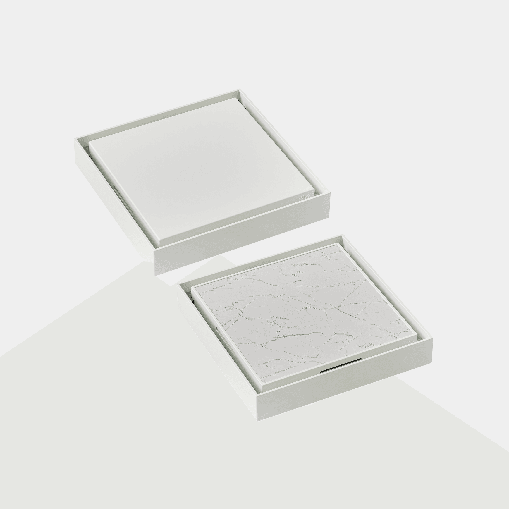 Versa Square Tiled Shower Waste & Full Undermount Kit