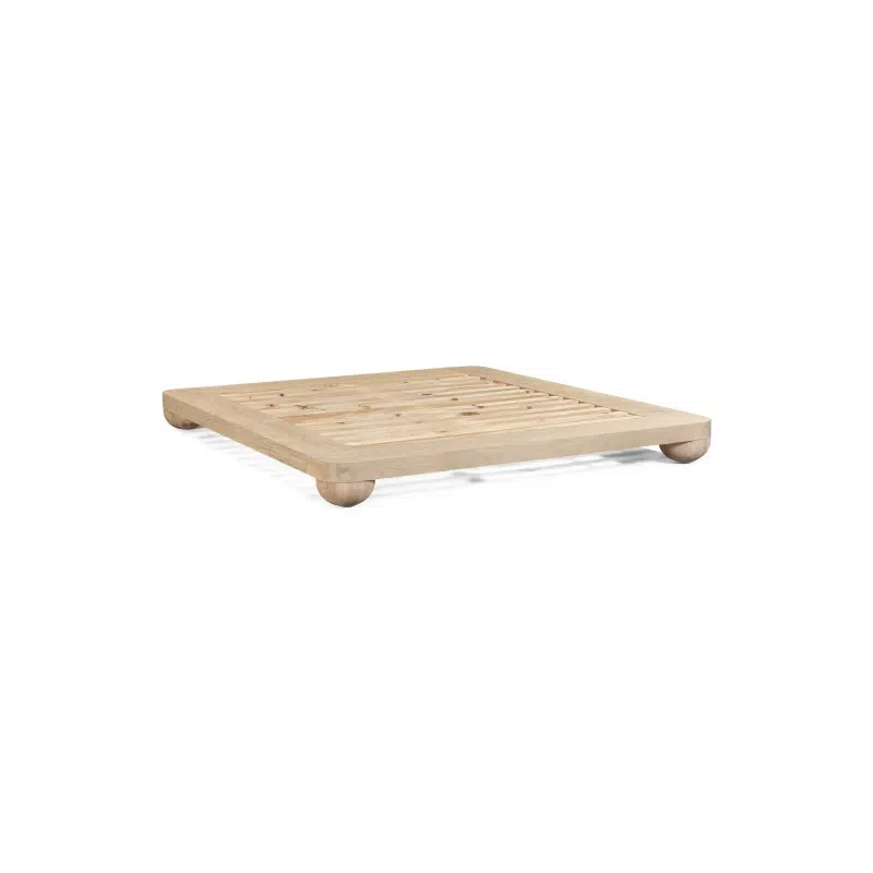 Bound King Bed Base - Oak
