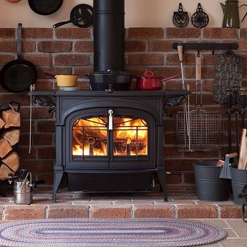 Encore Slow Combustion Wood Fireplace