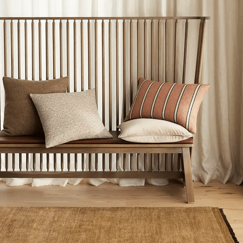 Weave Home Domenica Cushion - Cinnamon | 50 x 50cm