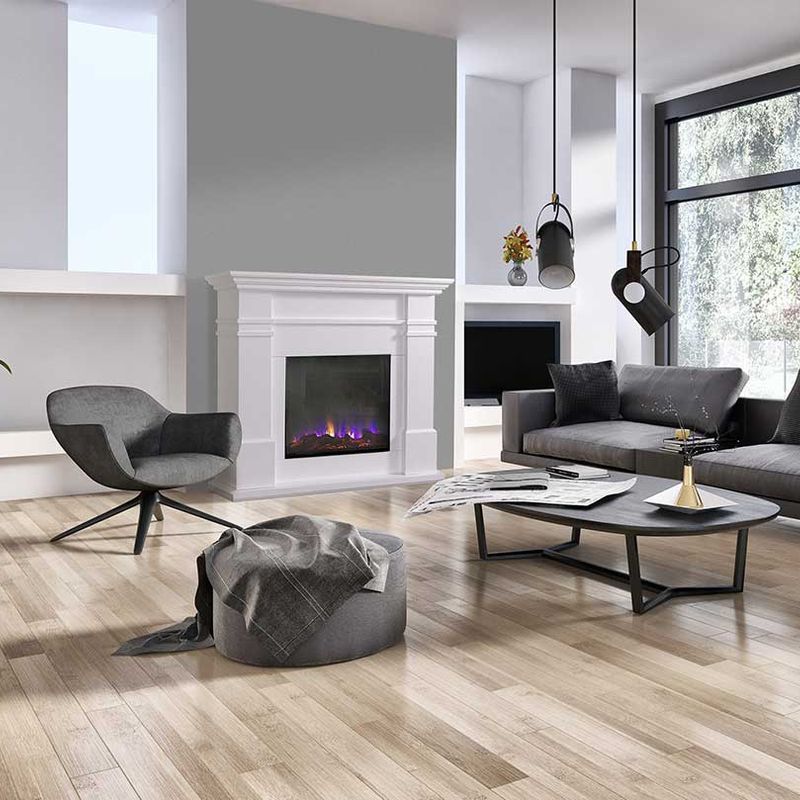 Visionline Burnely 24 Electric Fireplace In Mantel