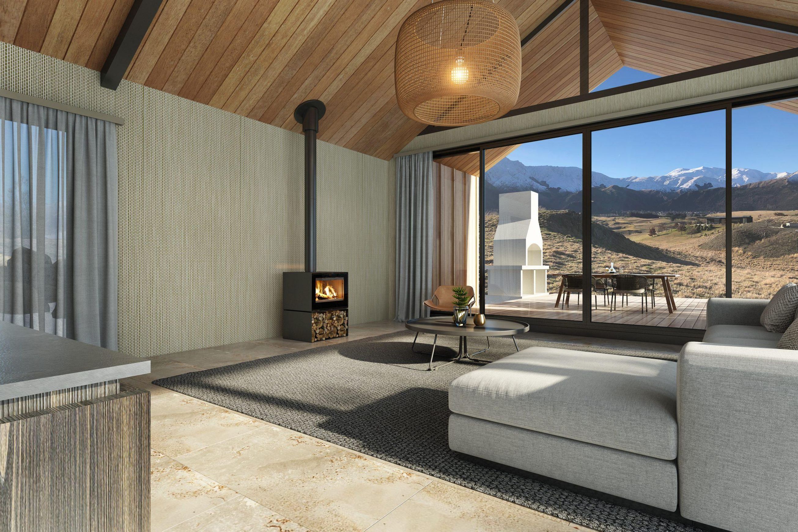Visionline Phoenix Wood Fireplace