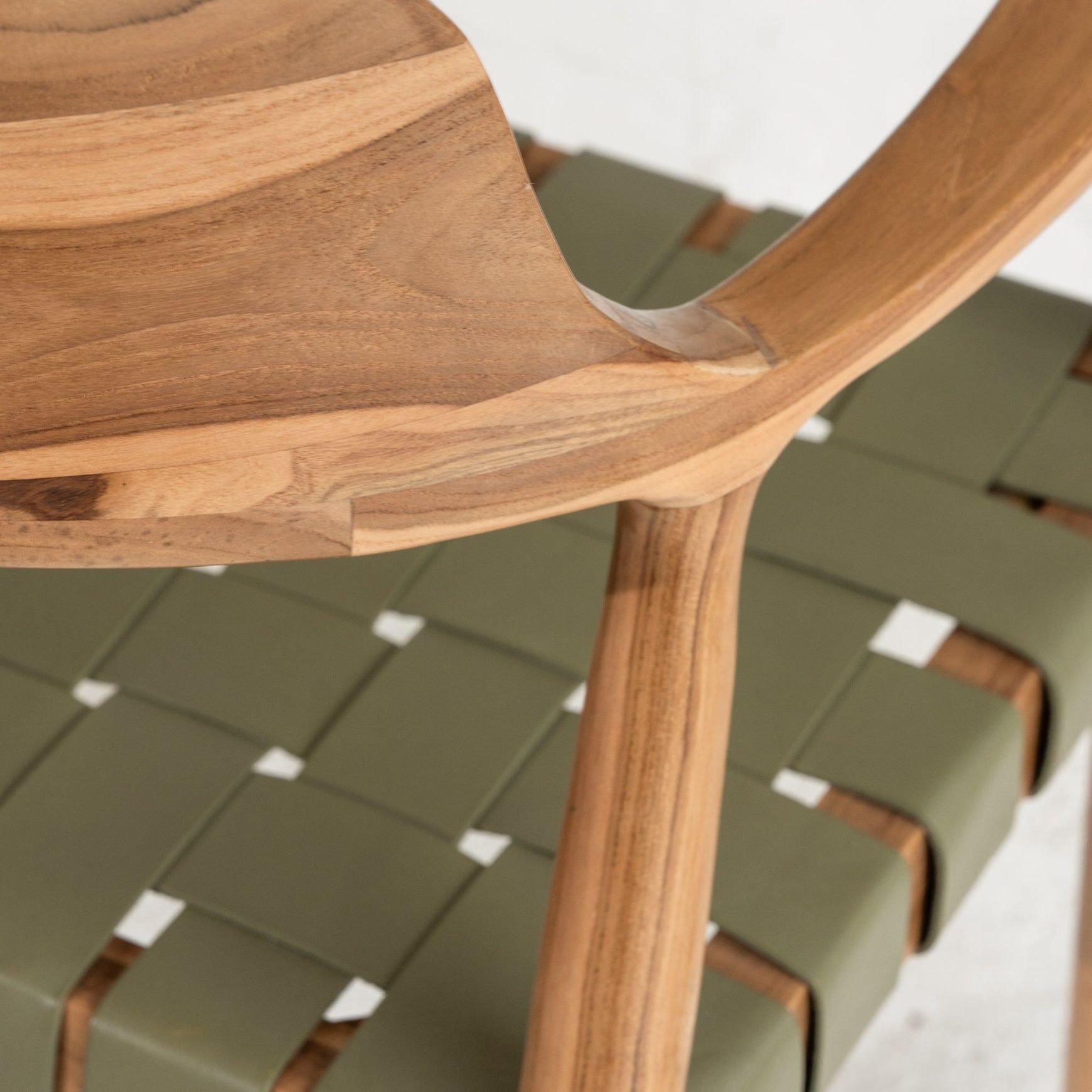 Vivica Dining Chair - Olive Leather