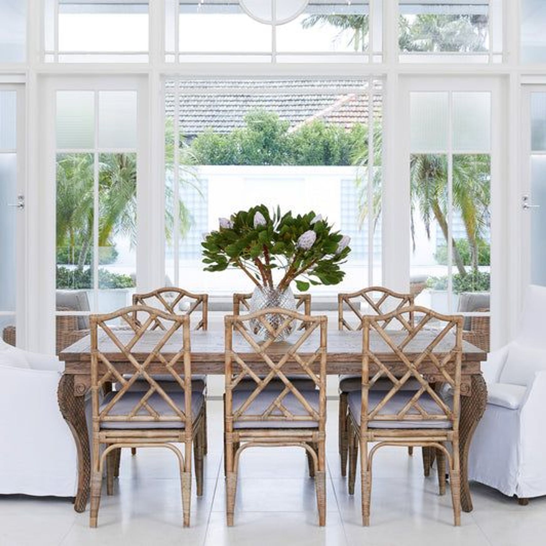Chippendale Rattan Dining Chair