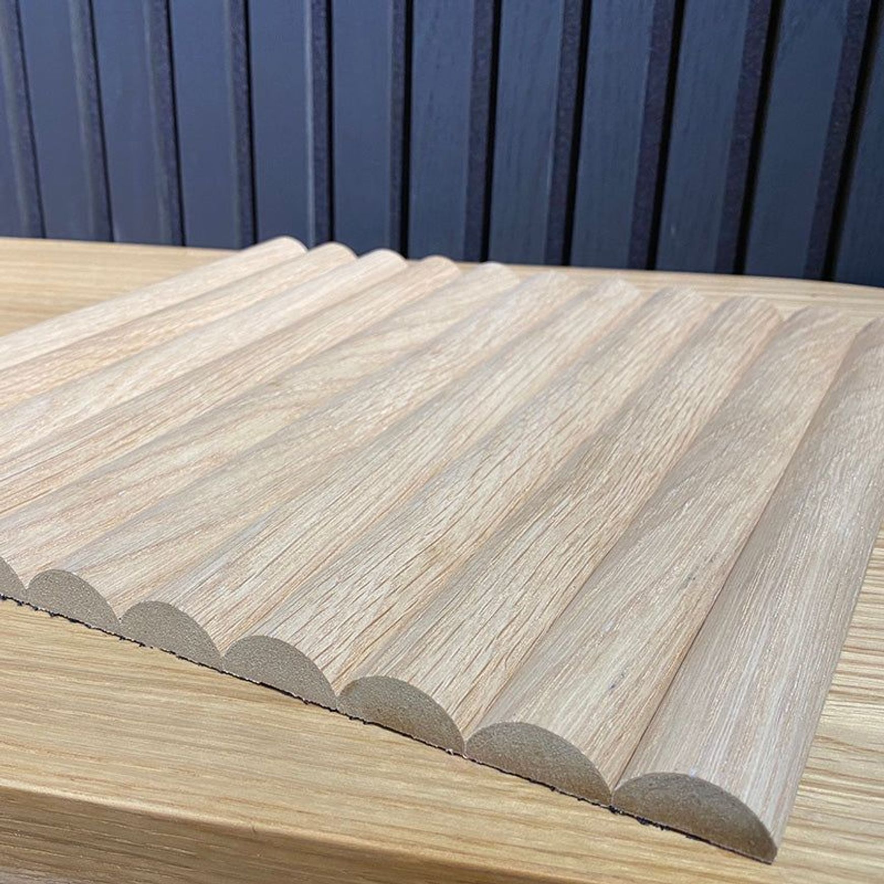WOODFLEX Flexible Wooden Slat Under Bench Panel