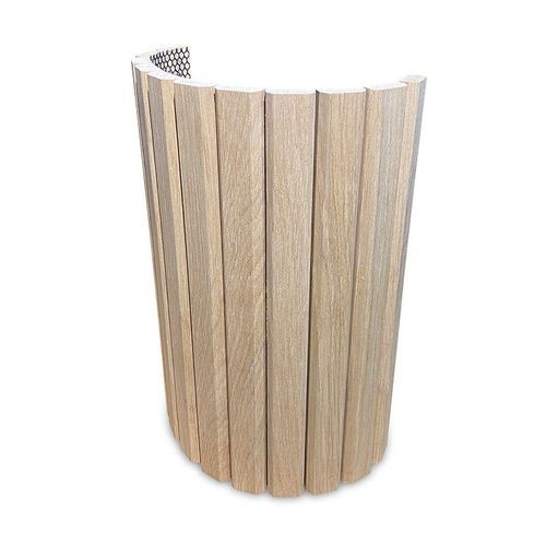 WOODFLEX Flexible Wooden Slat Wall Panel - Oak Veneer - 2700mm x 595mm - Platforms