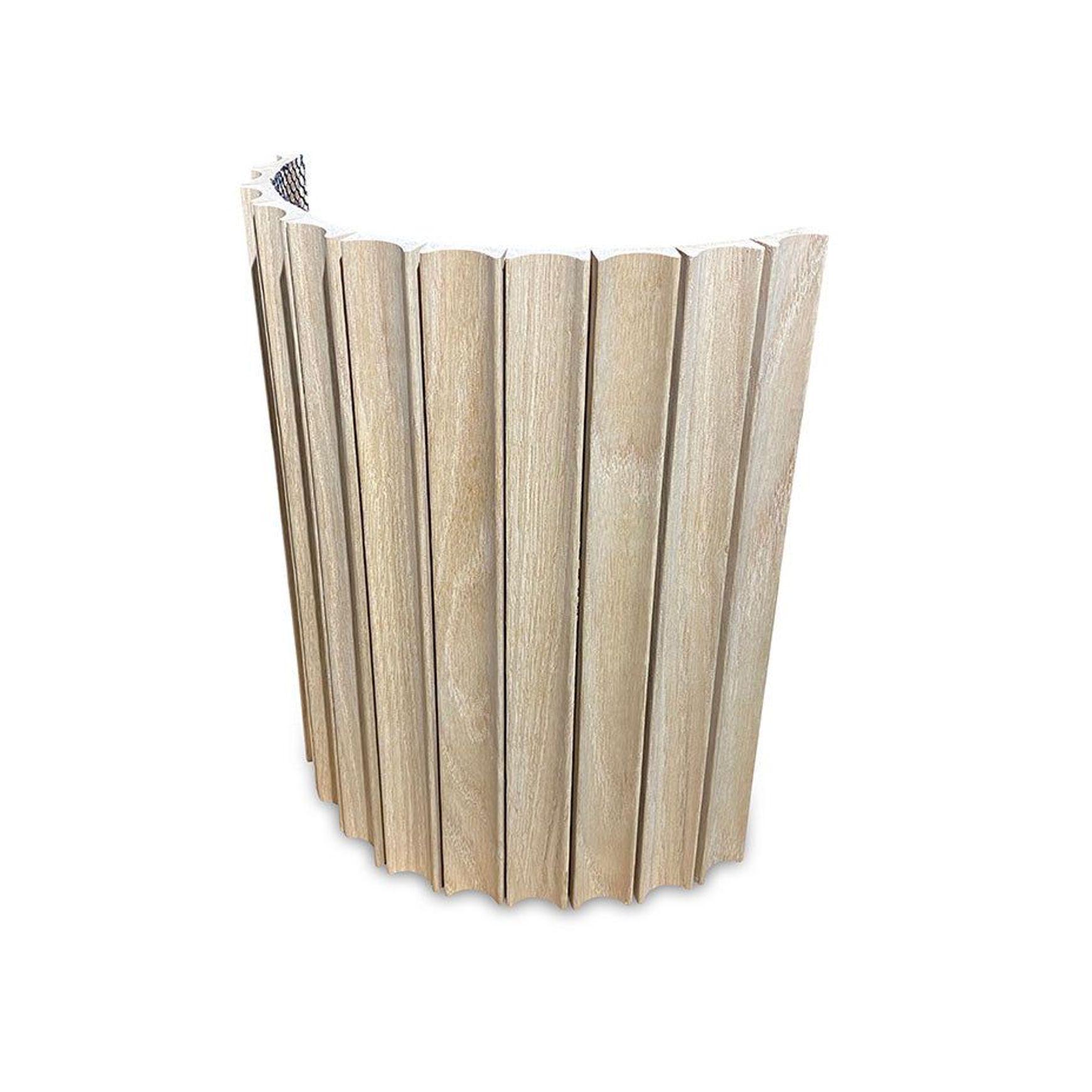 WOODFLEX Flexible Wooden Slat Wall Panel - Oak Veneer - 2700mm x 595mm - Wave