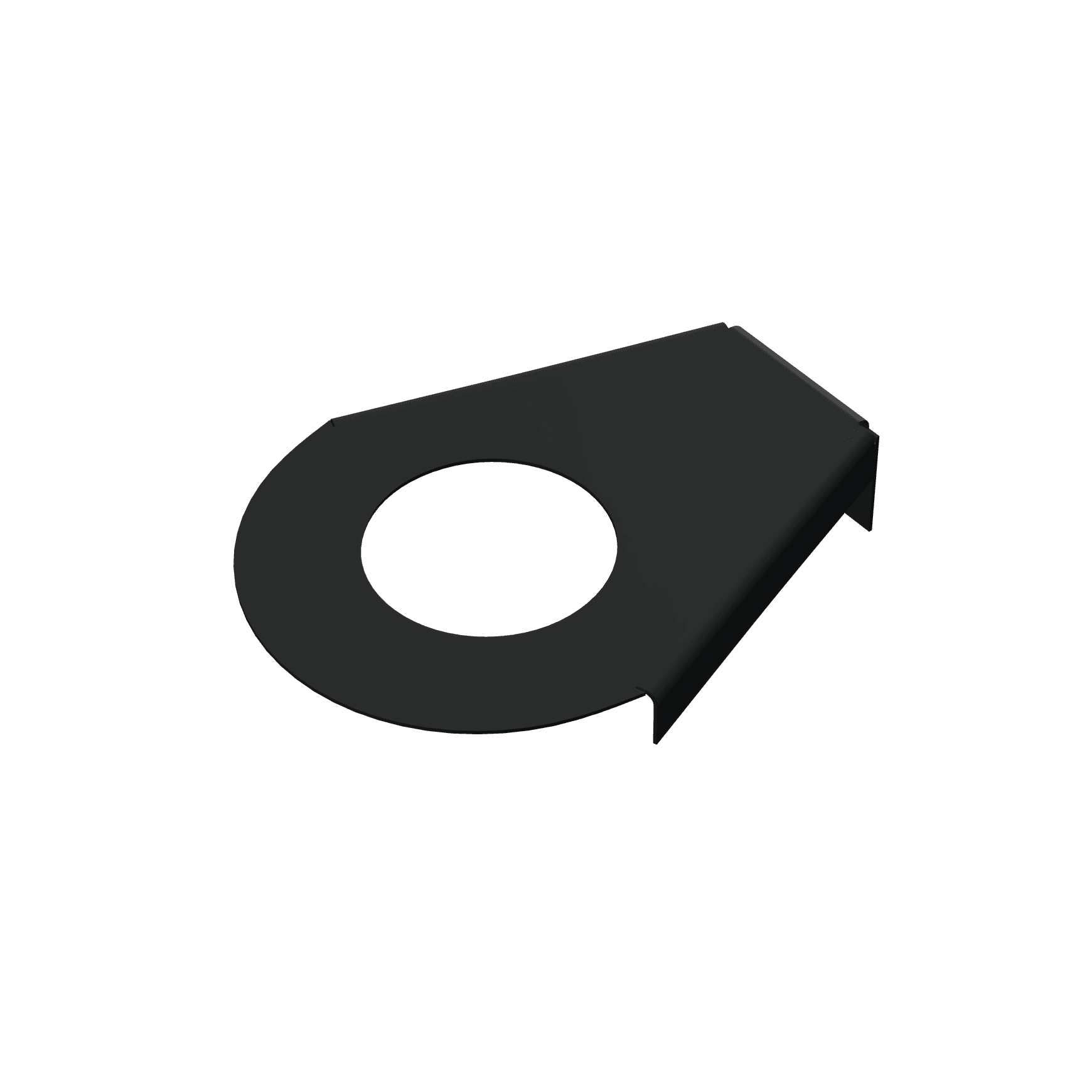 Wall Hung Basin Bracket Black