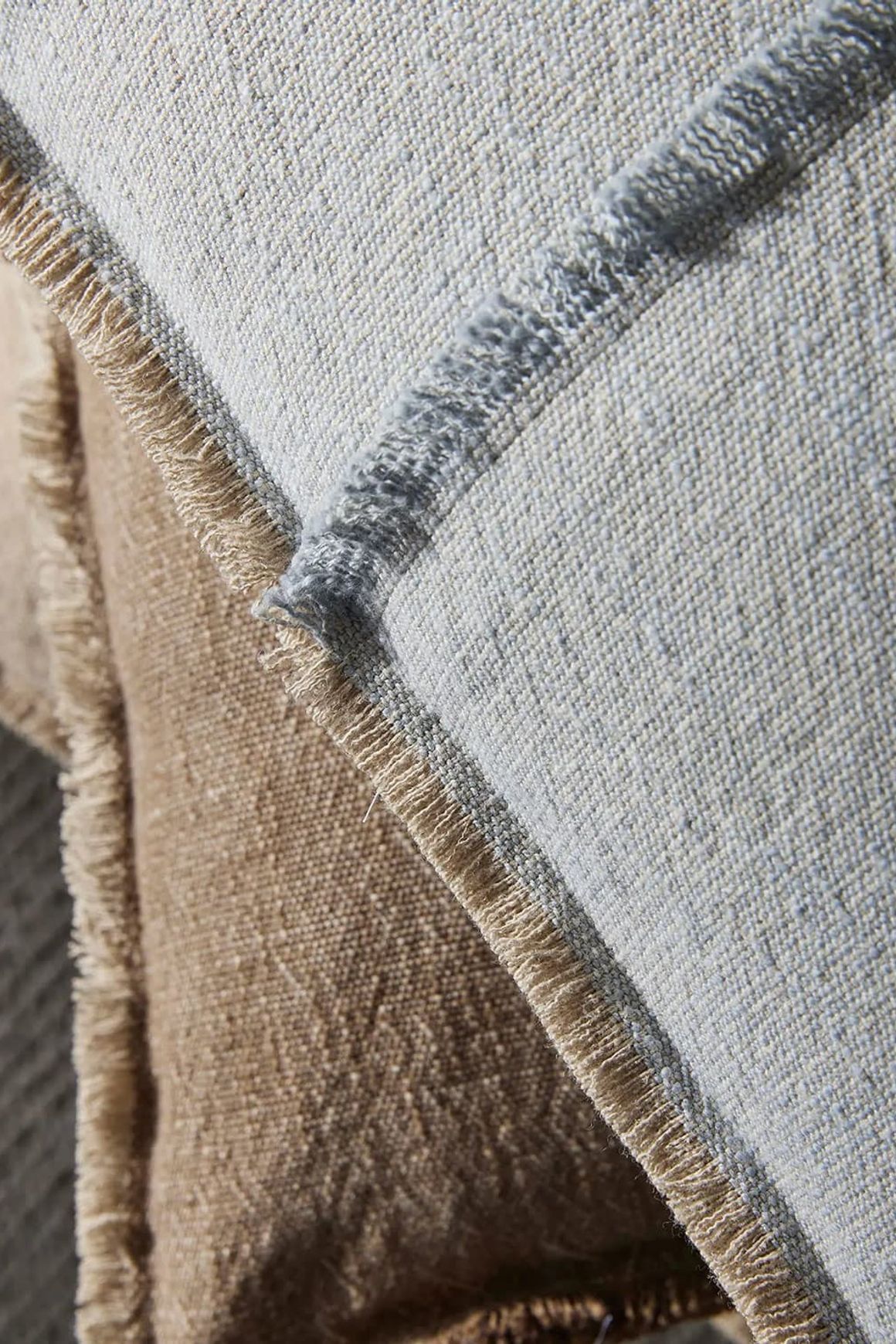 Weave Home Adela Cushion - Cocoa | Linen Blend