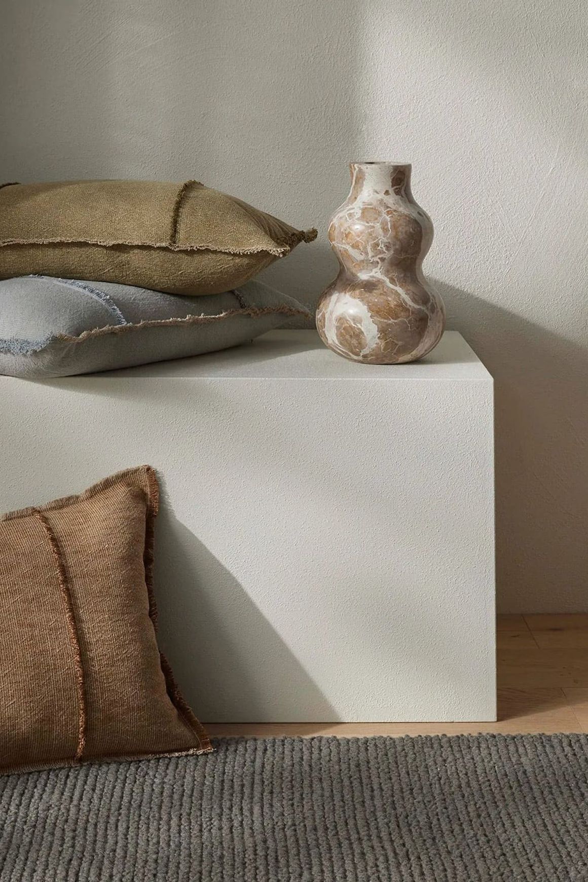 Weave Home Adela Cushion - Forest | Linen Blend