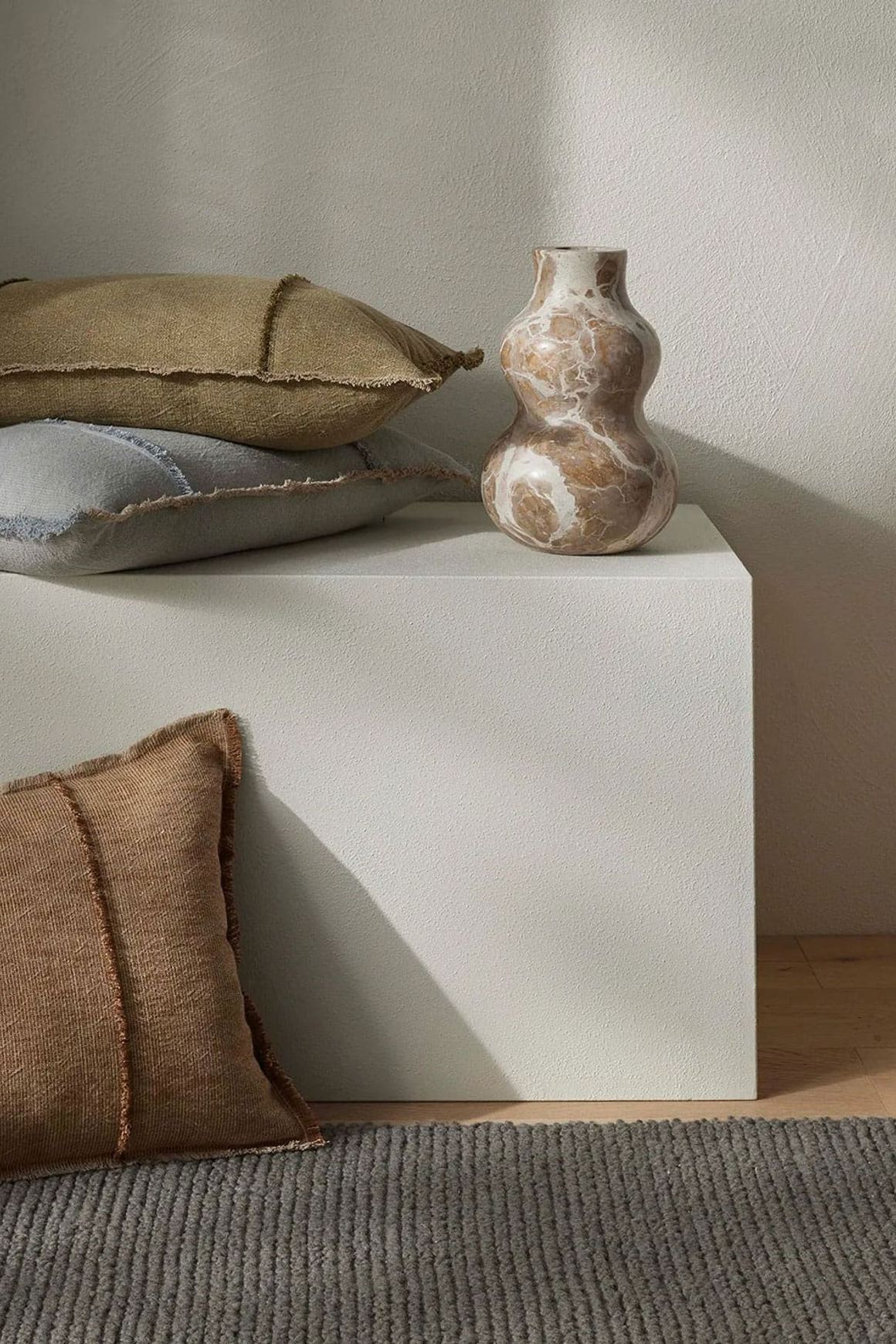 Weave Home Adela Cushion - Haze | Linen Blend