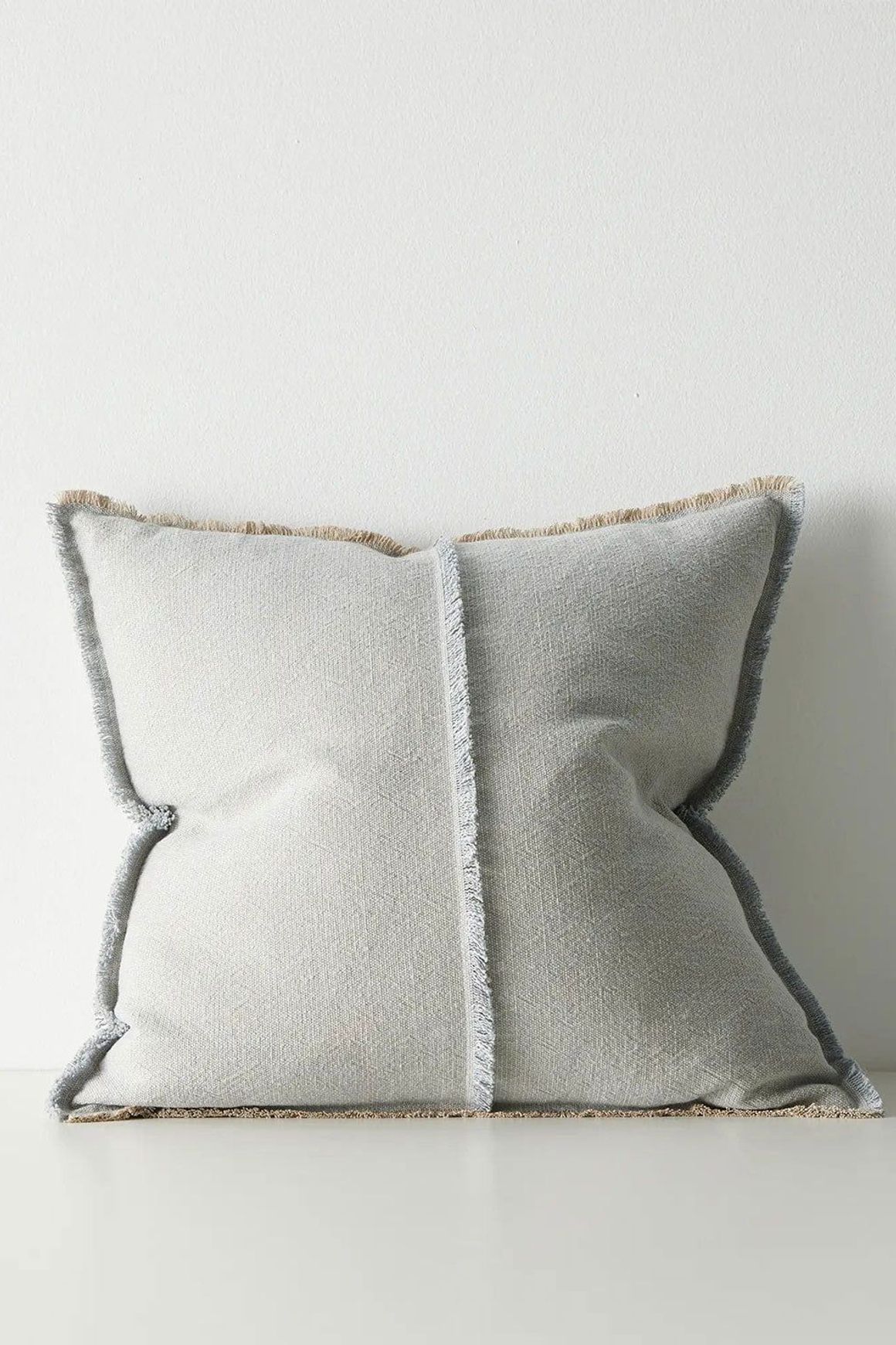 Weave Home Adela Cushion - Haze | Linen Blend
