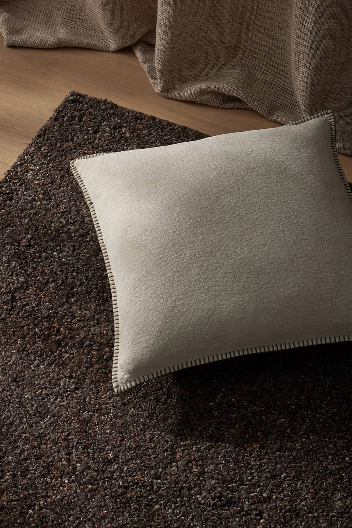 Weave Home Alba Cushion - Bone