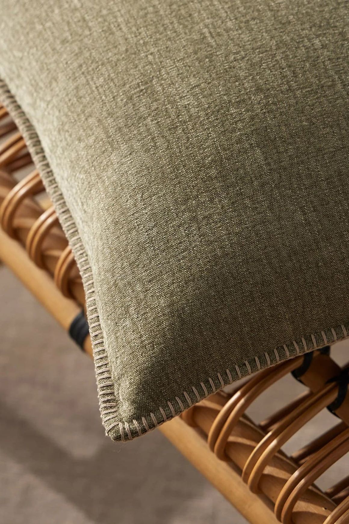 Weave Home  Alba Cushion - Moss