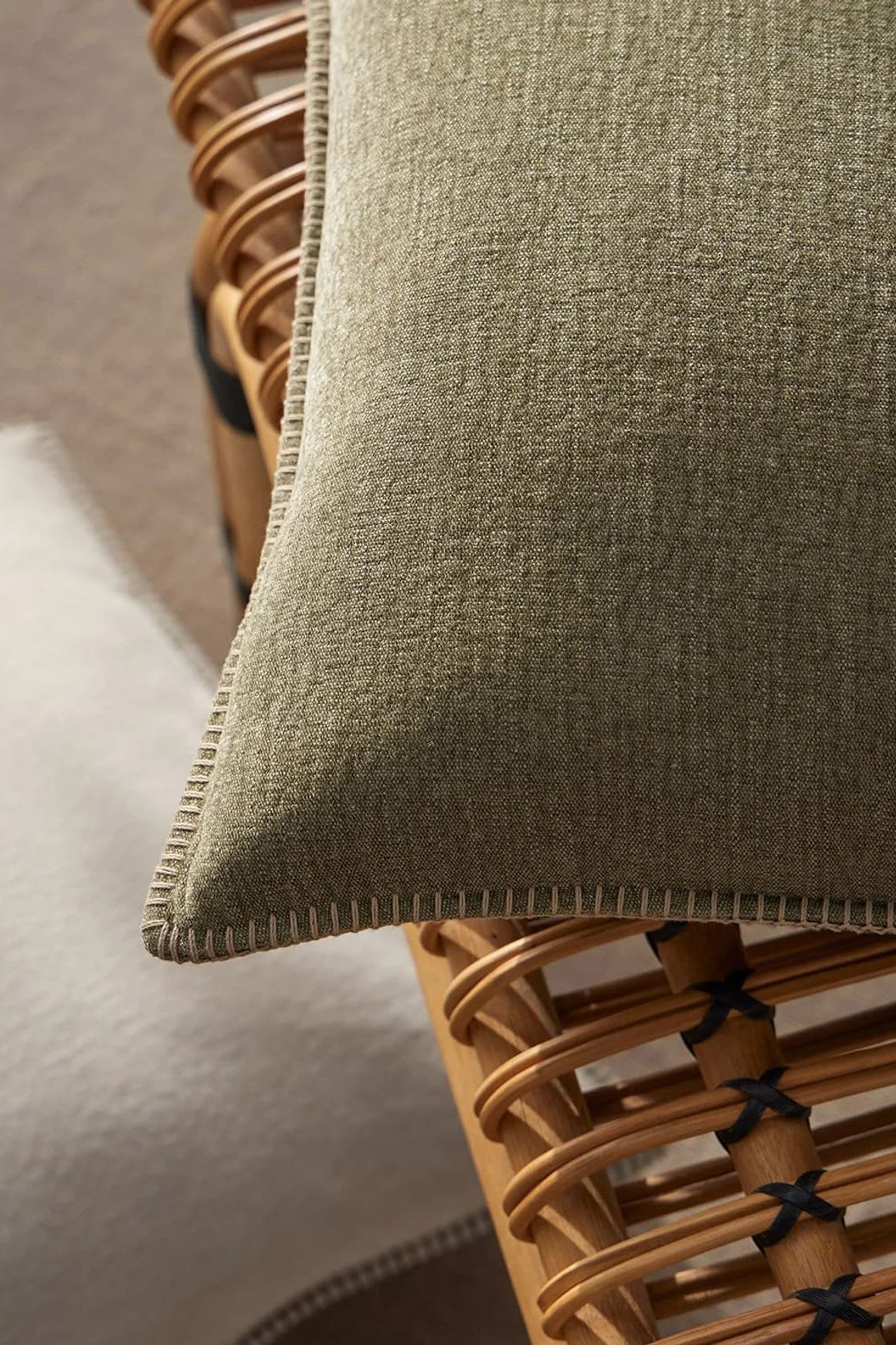 Weave Home  Alba Cushion - Moss