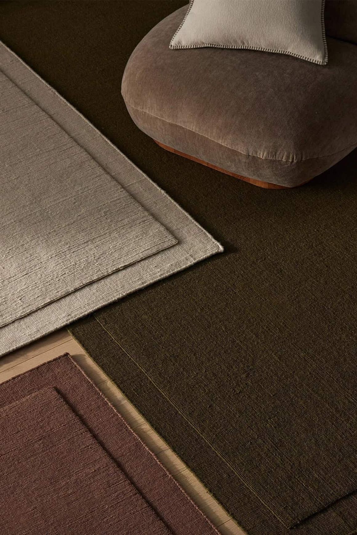 Weave Cassio 100% Wool Rug - Fog