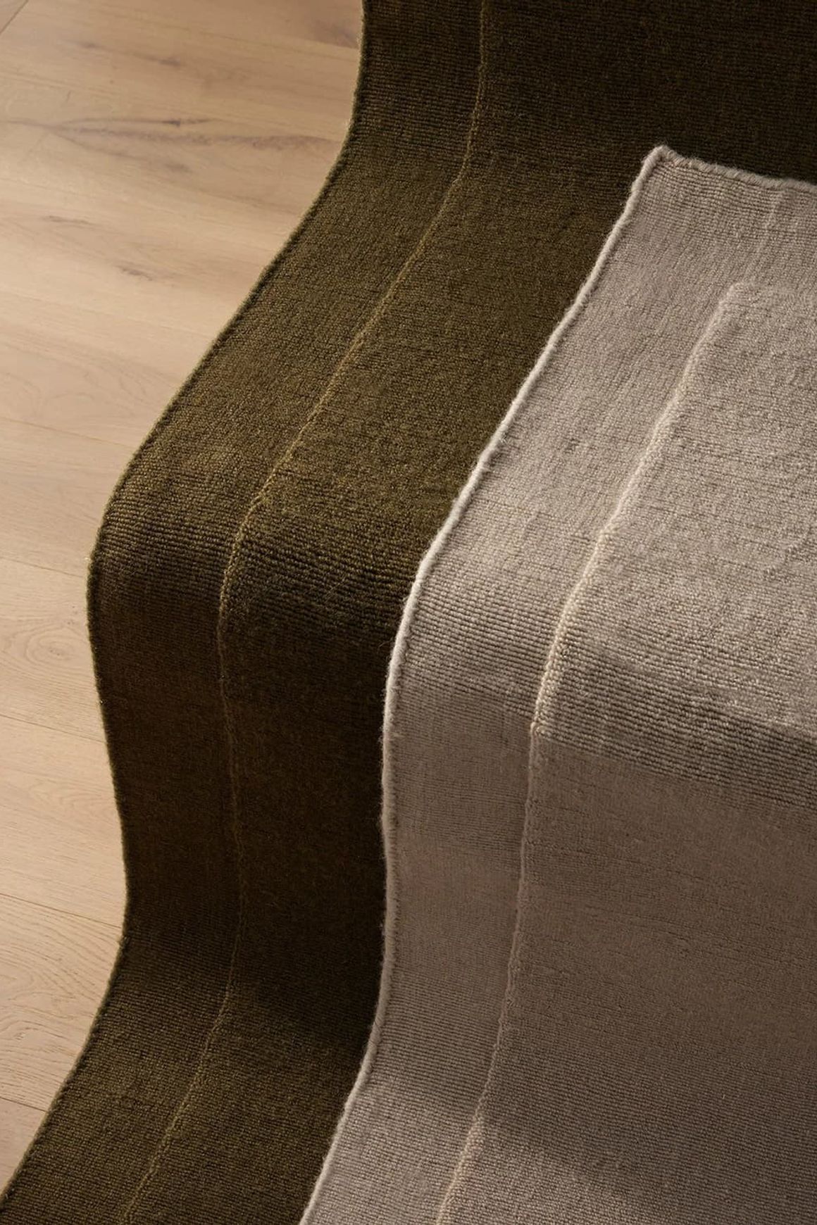 Weave Cassio 100% Wool Rug - Fog