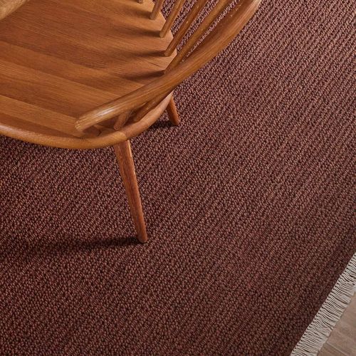 Weave Fabien 100% Wool Floor Rug - Ember