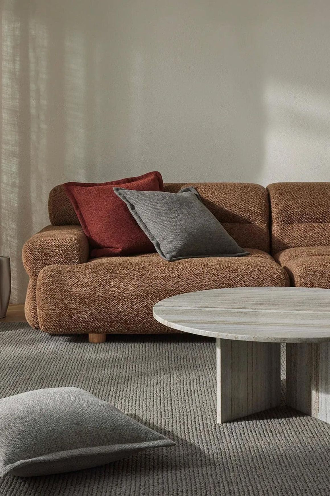 Weave Home Figlio Cushion - Fog | 50 x 50cm