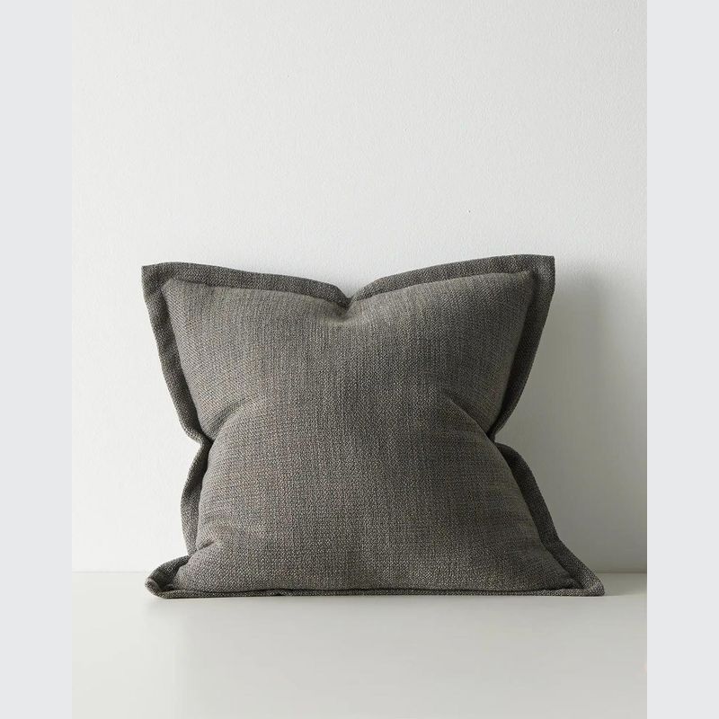 Weave Home Figlio Cushion - Graphite | 50 x 50cm