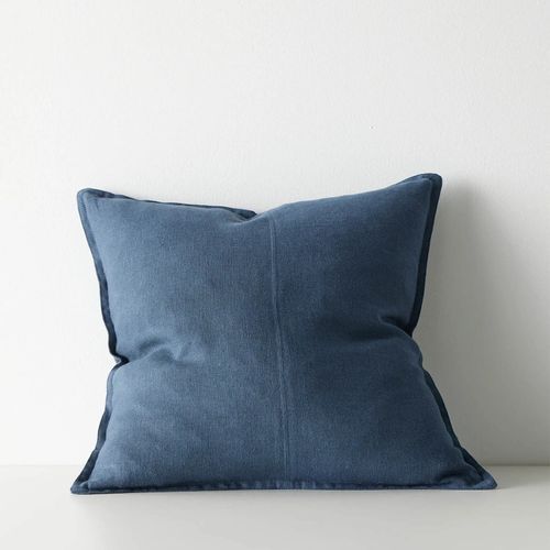 Weave European Linen Como Cushion - Atlantic | Three Sizes