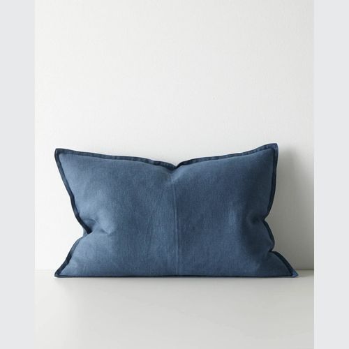 Weave European Linen Como Cushion - Atlantic | Three Sizes