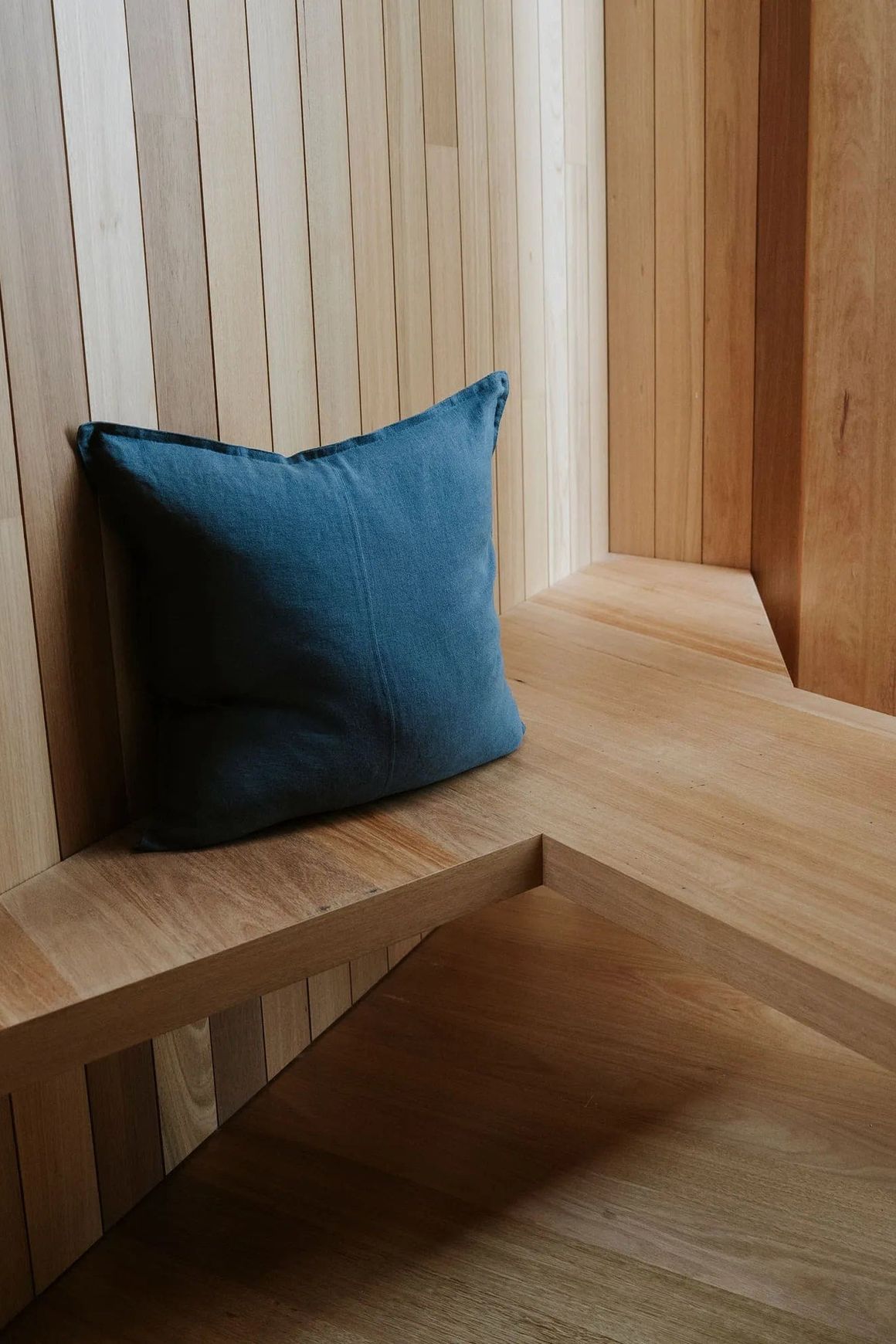 Weave European Linen Como Cushion - Atlantic | Three Sizes