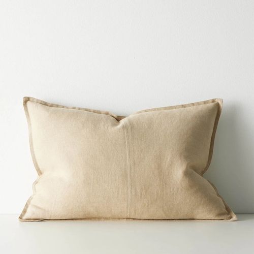 Weave European Linen  Como Cushion - Sandstone | Three Sizes