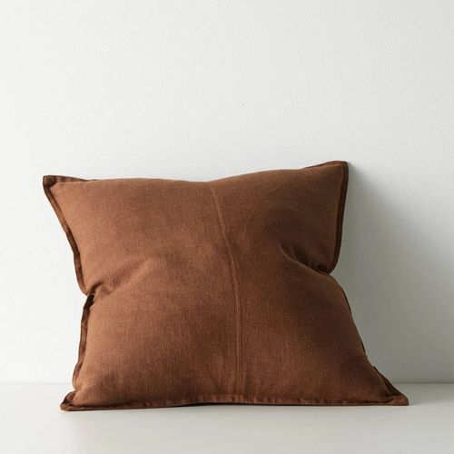 Weave European Linen Como Cushion - Henna | Three Sizes