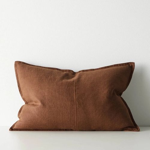 Weave European Linen Como Cushion - Henna | Three Sizes
