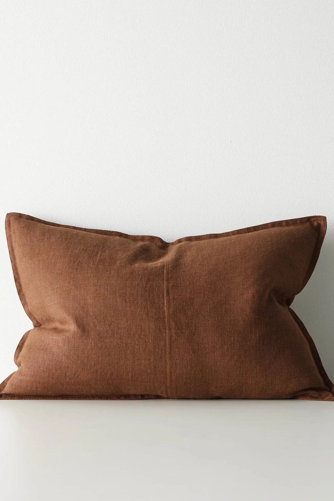 Weave European Linen Como Cushion - Henna | Three Sizes