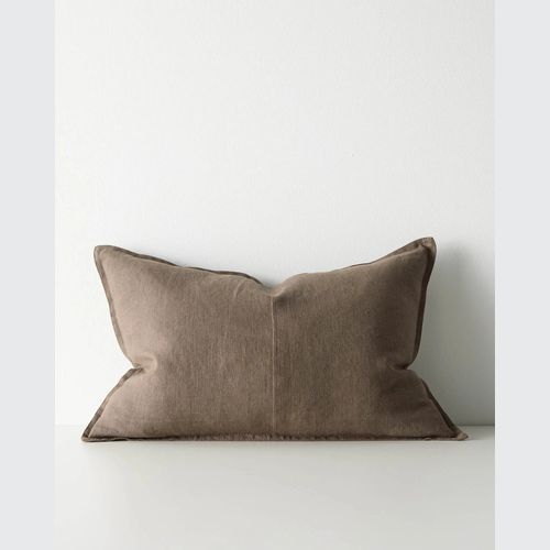 Weave European Linen Como Cushion - Mocha | Three Sizes