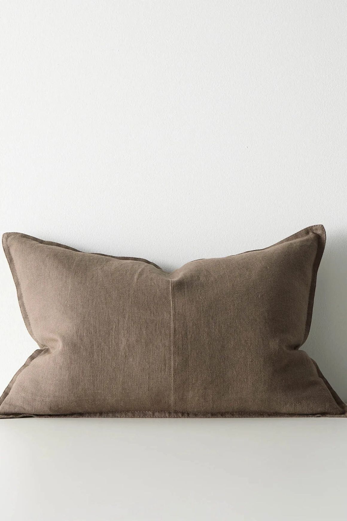 Weave European Linen Como Cushion - Mocha | Three Sizes