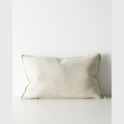 Weave European Linen Como Cushion - Oatmeal | Three Sizes