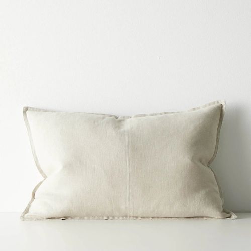 Weave European Linen Como Cushion - Oatmeal | Three Sizes