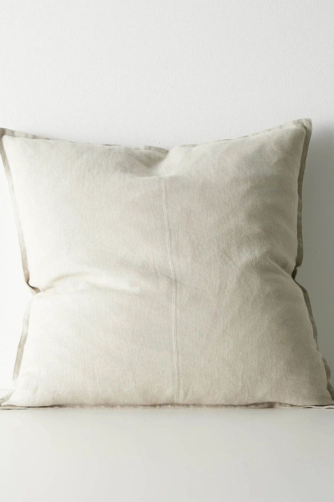 Weave European Linen Como Cushion - Oatmeal | Three Sizes