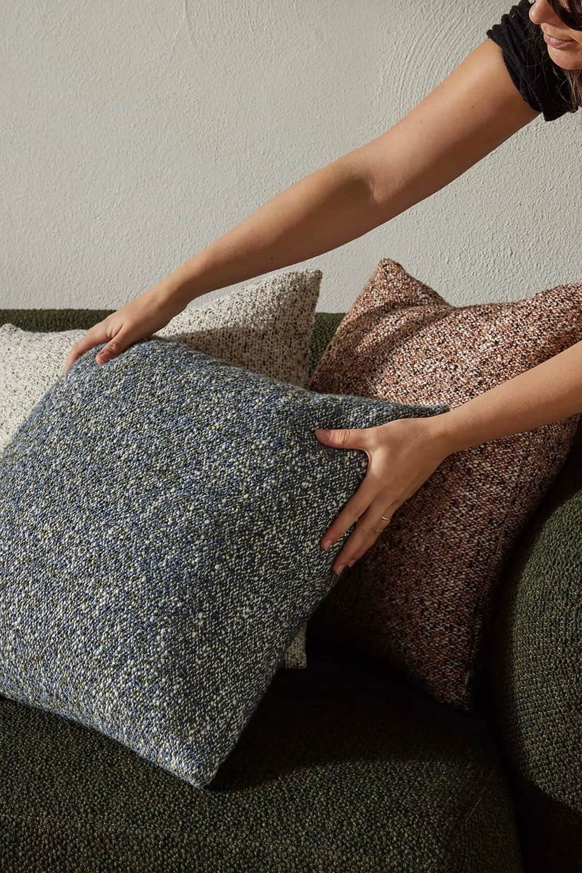 Weave Home Lisette Cushion - Ocean | 50 x 50cm