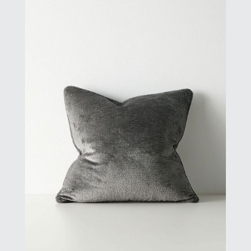 Weave Home Tempo Cushion - Coal | 50 x 50cm