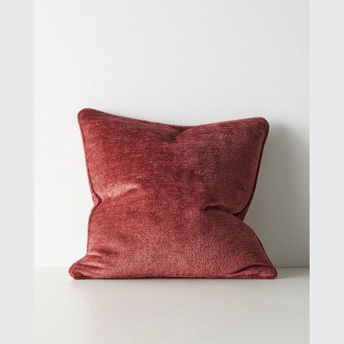 Weave Home Tempo Cushion - Ruby | 50 x 50cm