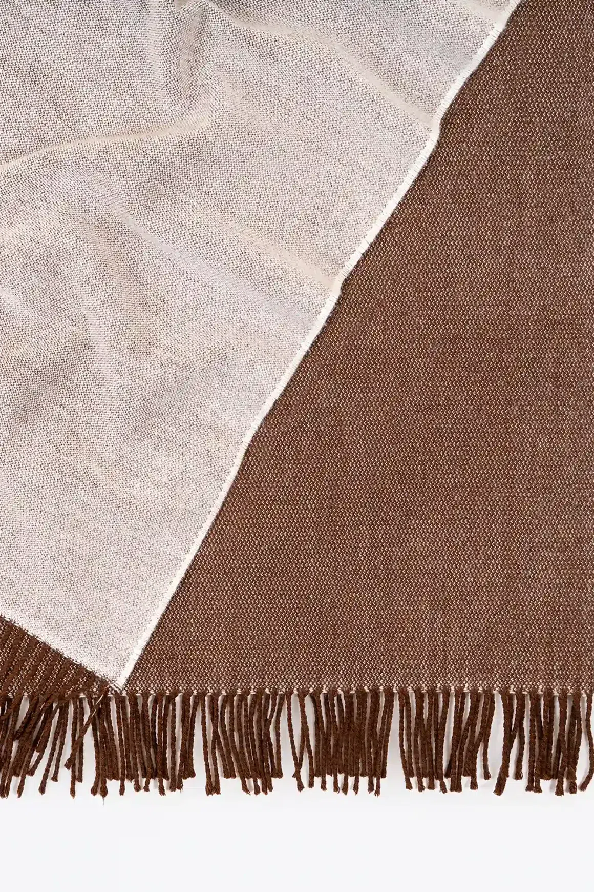 Weave Harris Merino Lambswool Throw - Acorn