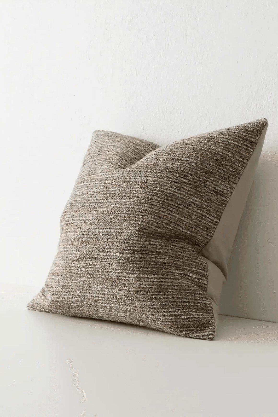 Weave Home Vista Cushion Cover - Natural | Chunky Linen/Wool Blend