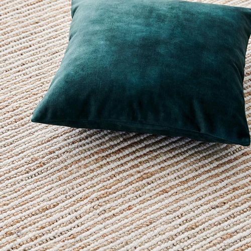 Weave Home Ava Velvet Cushion - Emerald | 50 x 50cm