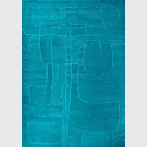 Silk Road in Turquoise Rug