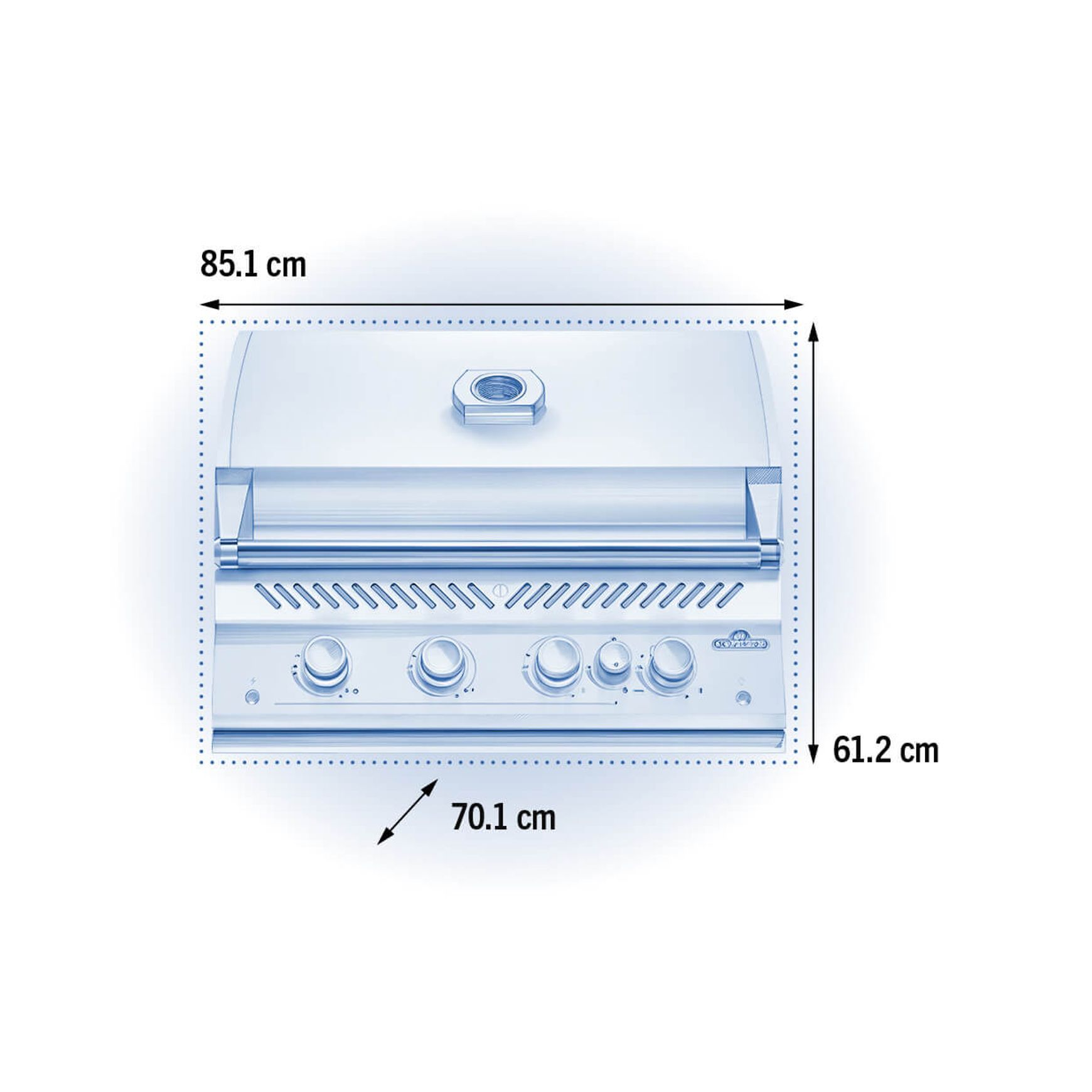 Built In 700 S 32" w/ IR Rear Bttm Brnr